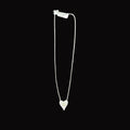Collar "Starlight Heart" en Plata Ley .925 con Micro-Pavé de Cristales