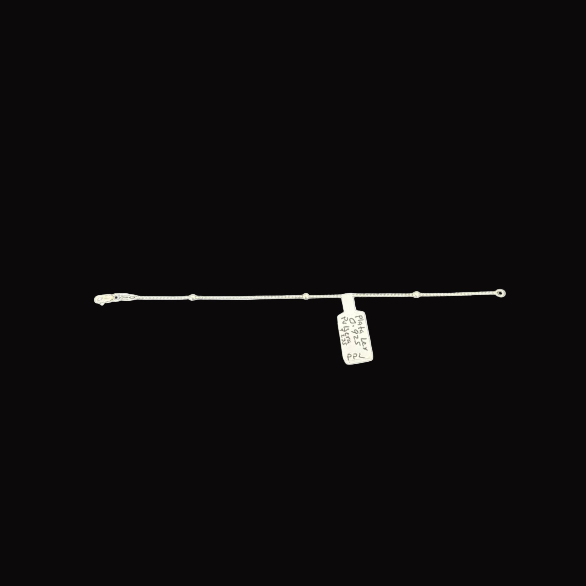Pulsera Essential Bead en Plata Ley .925