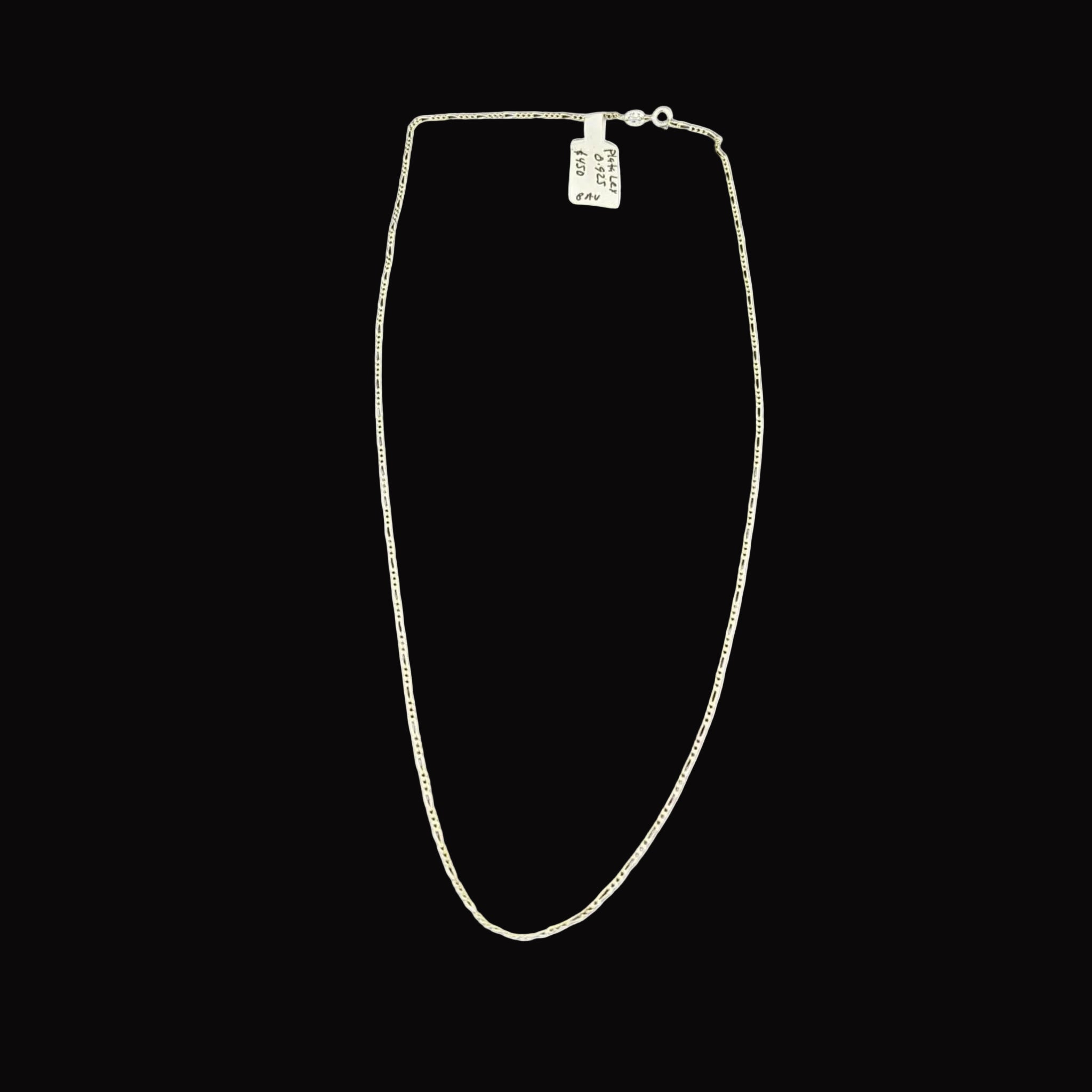 Cadena Estilo "Figaro" en Plata Ley .925