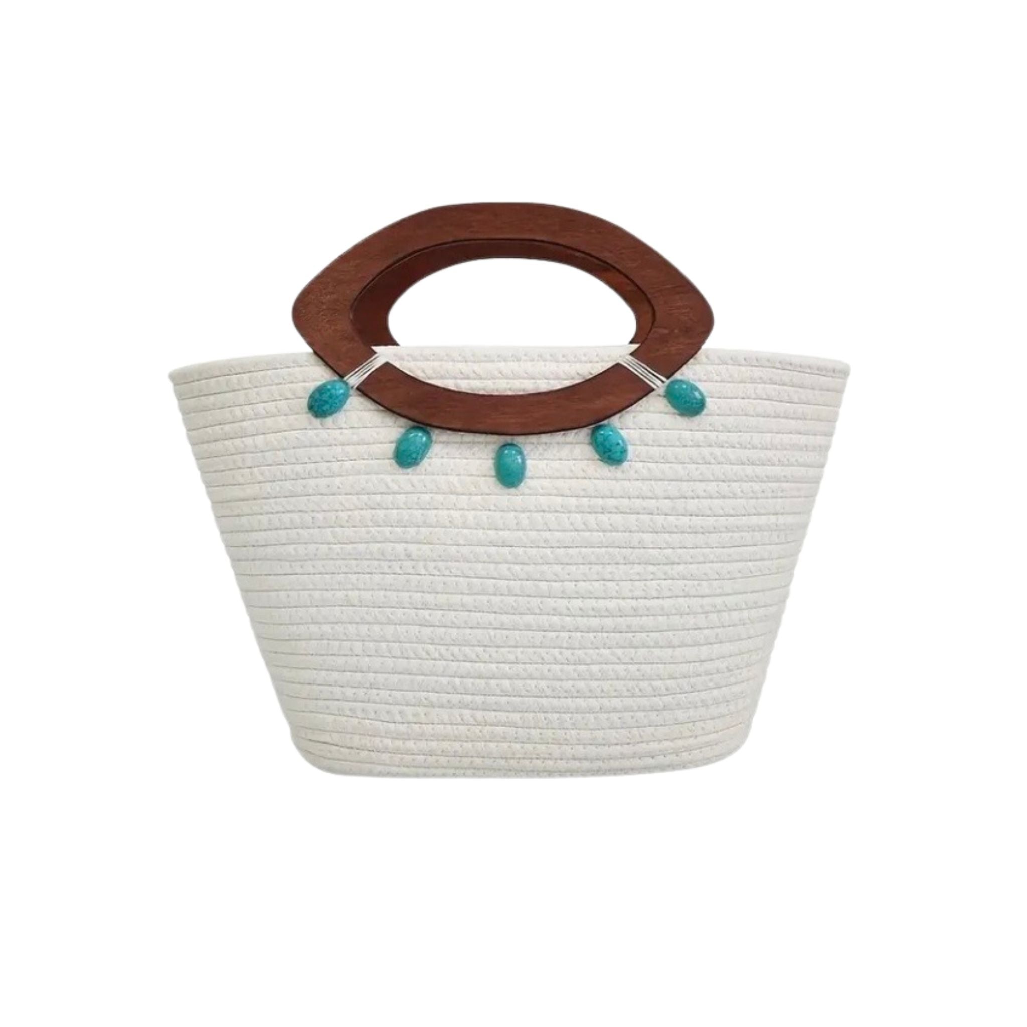 Bolsa Cesta Turquesa